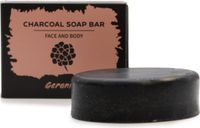 Ancient Wisdom Houtskool Zeep Bar - Geranium - 85 gram - Vegan Hand & Body Zeep