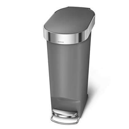 simplehuman Slim Afvalemmer 40 Liter - Kunststof - 0838810022833