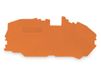 WAGO Plaque de finition et intermédiaire, 2016-7692, Orange