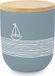 PPD Pure Sailing blue Matte Boîte de rangement, boîte à provisions, New Bone China, 350 ml, 604768