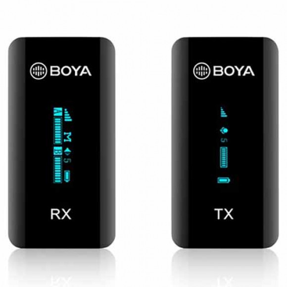Boya Wireless Microphone 2.4 Ghz 1 Transmitter 1 Receiver
