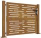 vidaXL Poort 100x75 cm vierkant cortenstaal