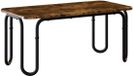 vidaXL Salontafel Gerookt eikenhout 100 x 50 x 45 cm