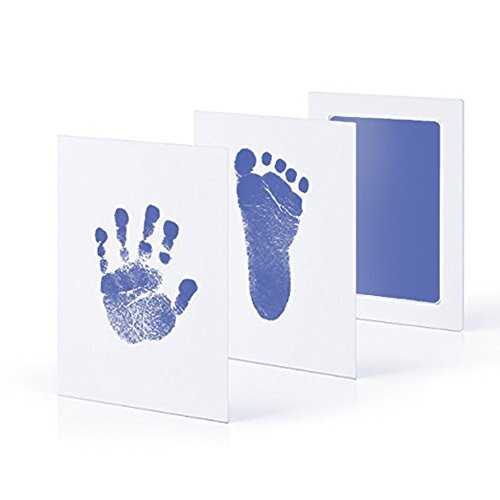 EnjoyMSS Baby's Birthday Present Baby Clean Inkless Touch Ink Pad Veilige niet-giftige voetafdruk Handafdruk Inkt Pads Hand en Voet Prints Fotoframe Accessoires Niet-giftig en Veilig Baby Frame Souvenir