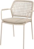 4 Seasons Outdoor Barista armstoel stapelbaar Latte