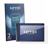 Savvies 2 Stuks Screenprotector - Pritom Tronpad D10A M10 - Beschermfolie Glas Transparant