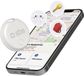 Sbs Track My Circle Locator Voor Apple Find My White Met Trackingsysteem