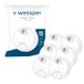 Wessper Waterfilter voor drinkfles, patroon compatibel met Wessper Activemax Triline 0,5 liter en ION8 0,7 liter, 1 liter, 1,2 liter flessen, actieve kool waterfilter – 6 stuks