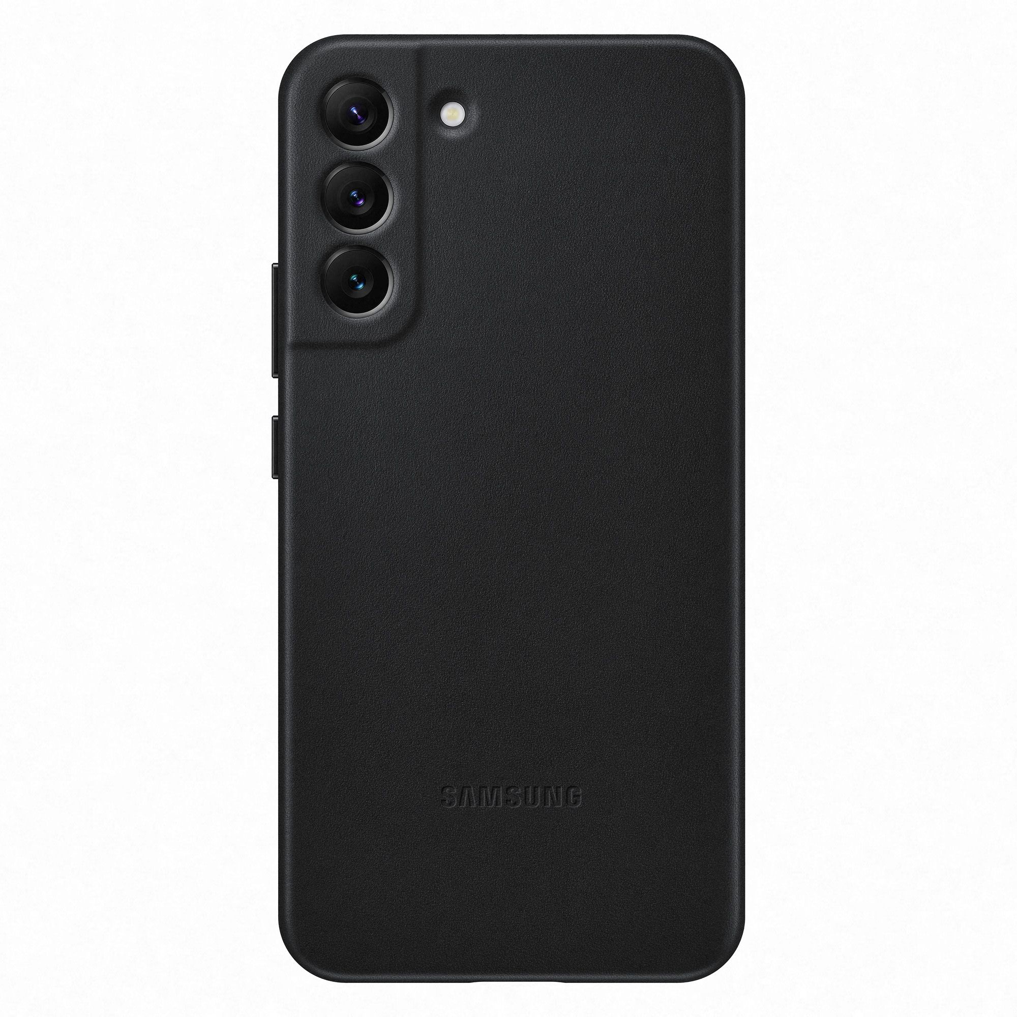Samsung Galaxy S22+ Genuine Leather Cover - Black