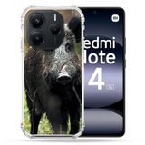 Cokitec Versterkte hoes voor Xiaomi Redmi Note 14 5G Wild zwijn Jacht Hout