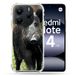 Cokitec Versterkte hoes voor Xiaomi Redmi Note 14 5G Wild zwijn Jacht Hout