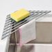 Inox et Silicone Tapis de vidange pliable pour cuisine 41 x 7 cm