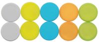 MAUL Neodymium Magneet - Rond - 5 Kleuren - 10 Stuks - Ø 1.9 x 0.4 cm