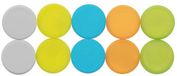 MAUL Neodymium Magneet - Rond - 5 Kleuren - 10 Stuks - Ø 1.9 x 0.4 cm