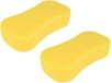 Benson Autospons mousse - 2x - jaune - mousse - 22 x 11 x 6 cm - éponge de lavage auto
