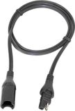 OptiMate Cable O-33 verlengsnoer voor acculader, lengte 100 cm (3,5 ft), SAE-naar-SAE-connectoren met waterdichte afdichting, geschikt voor 18AWG SPT2-W, -40 tot 105 °C / 221 °F, maximaal 7 A