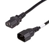 Akyga AK-PC-111A verlengkabel voor koud apparaat IEC C13 naar C14 PC stroomkabel 5m, 10A