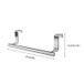 Icecat Porte-torchons / porte-serviettes en acier inoxydable pour porte d'armoire - Petit