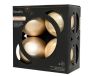 Decoris Kerstbal Set Plastic | 4 Stuks | 10 Centimeter | Parel