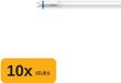 Philips Doos 10x G13 T8 LED Buis | 11.3W 4000K 220V/240V 840 | 2100lm 160° 1200mm