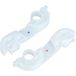 Bosch vhbw Seilzugführung für Spülmaschine kompatibel mit SHP65T56UC, SHP65TL2UC, SHP53T55UC, SHP65T52UC - Führung für Türseilzug links rechts, 2er Set