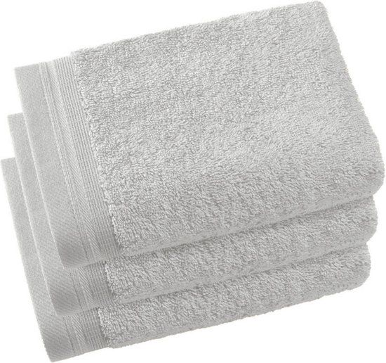 De Witte Lietaer Contessa Gastendoekjes - Set van 3 - 40x60 cm - Silver