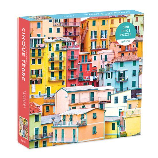 Galison Ciao From Cinque Terre 500 Piece Puzzle