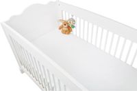 Pinolino Kinderträume - Hoeslaken voor ledikantbed in twinpack, jersey, wit