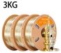 PLA-filament - Zijde, dubbele kleur, filament pour imprimante 3D - Bobine de 3 kg - 1,75 mm - ±0,03 mm - Convient aux imprimantes 3D FDM - Or, argent