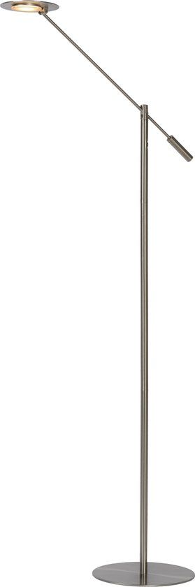 Lucide Anselmo LED Reading Lamp - Ø 25 cm - Dimmable - 9W - 3000K - Matte Chrome