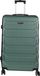 H4L Trolley valise rigide valise verte, bleue, grise, noire 3 tailles, 4 roues mobiles, poignée télescopique, verte, Large, valise