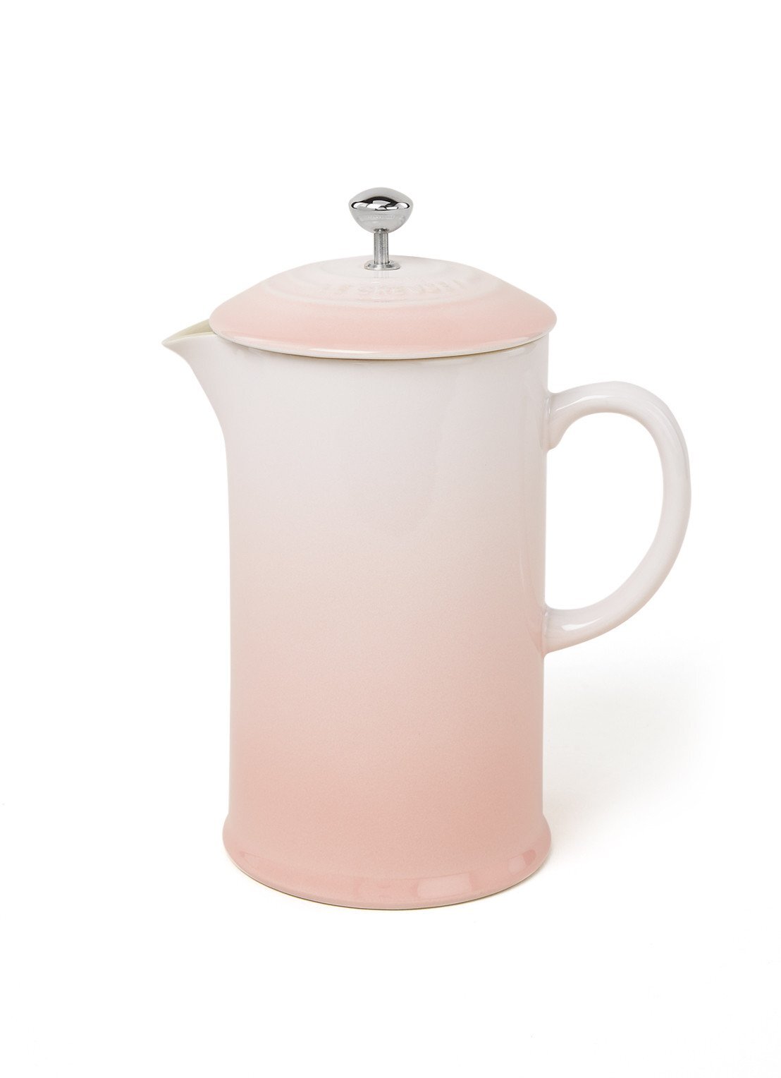 Le Creuset Koffiepot met pers 0,80l Shell Pink
