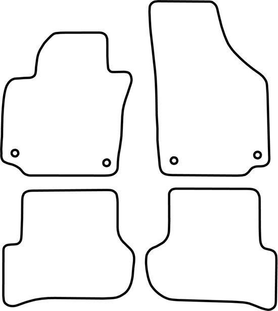 AutoStyle Automatten Skoda Yeti 2009-2013