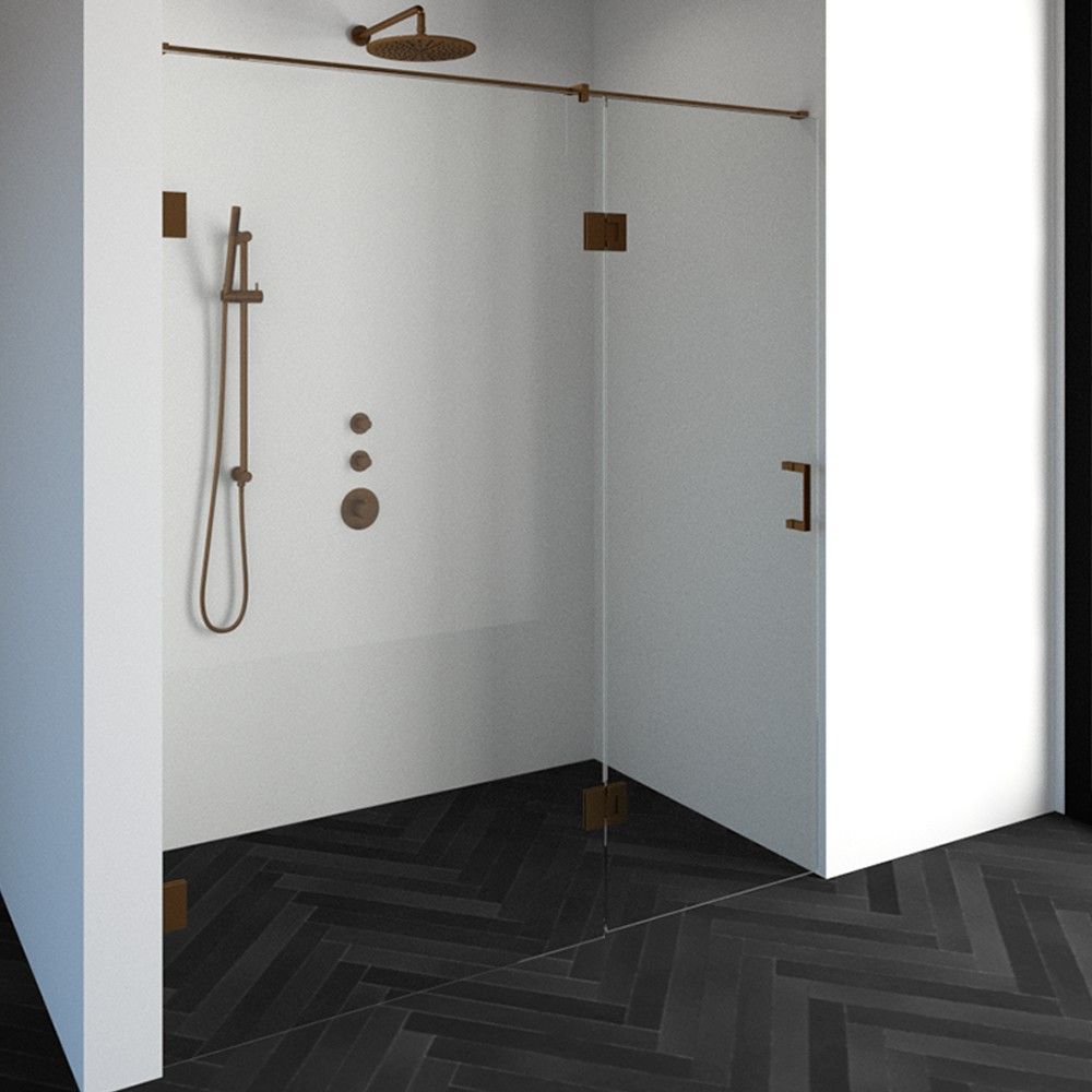 Tapo Creative complete profielloze nisdeur links 2 delig 180x200cm koper