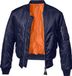 Brandit MA1 Veste de bomber pour homme - bleu marine - L