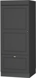 Vicco Hoge kast Fame-Line, Anthrazit-Gold landelijk/Antraciet, 60 cm
