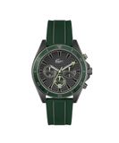 Lacoste Montre Homme Chronographe MAINSAIL Vert Bracelet Silicone 2011363