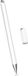 Avizar Stylus Universel pour Smartphone et Tablette Pointe Ultra-fine Haute Précision, Blanc
