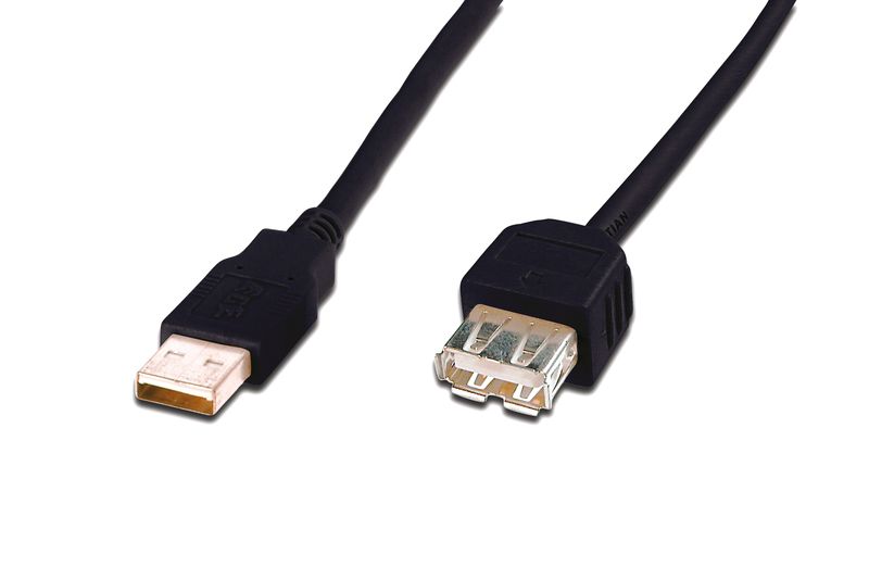 Digitus AK-300202-050-S - USB-kabel - 5 m - Zwart