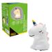 Idena 40385 - LED eenhoorn nachtlampje, siliconen lamp met afstandsbediening, kleurverandering en dimmer, grootte ca. 14 cm, oplaadbaar, inclusief USB-oplaadkabel