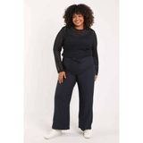 Paprika Blauwe broek met krijtstreep