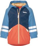 Playshoes Outdoorjas voor kinderen met fleecevoering Marine/Orange
