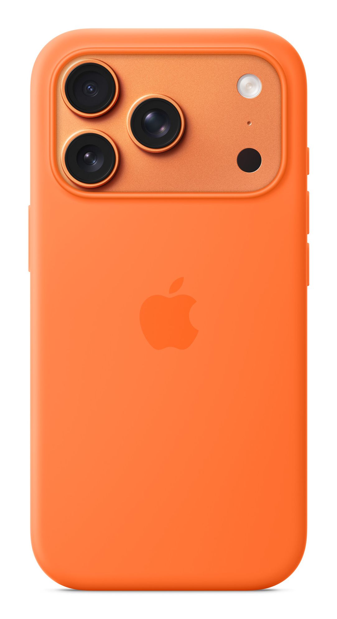 Apple iPhone 17 Pro Siliconen Hoesje met MagSafe - Oranje