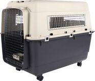 Flamingo Transportbox hond XXL 100×70×75 cm – Transportkooi Nomad Donkergrijs