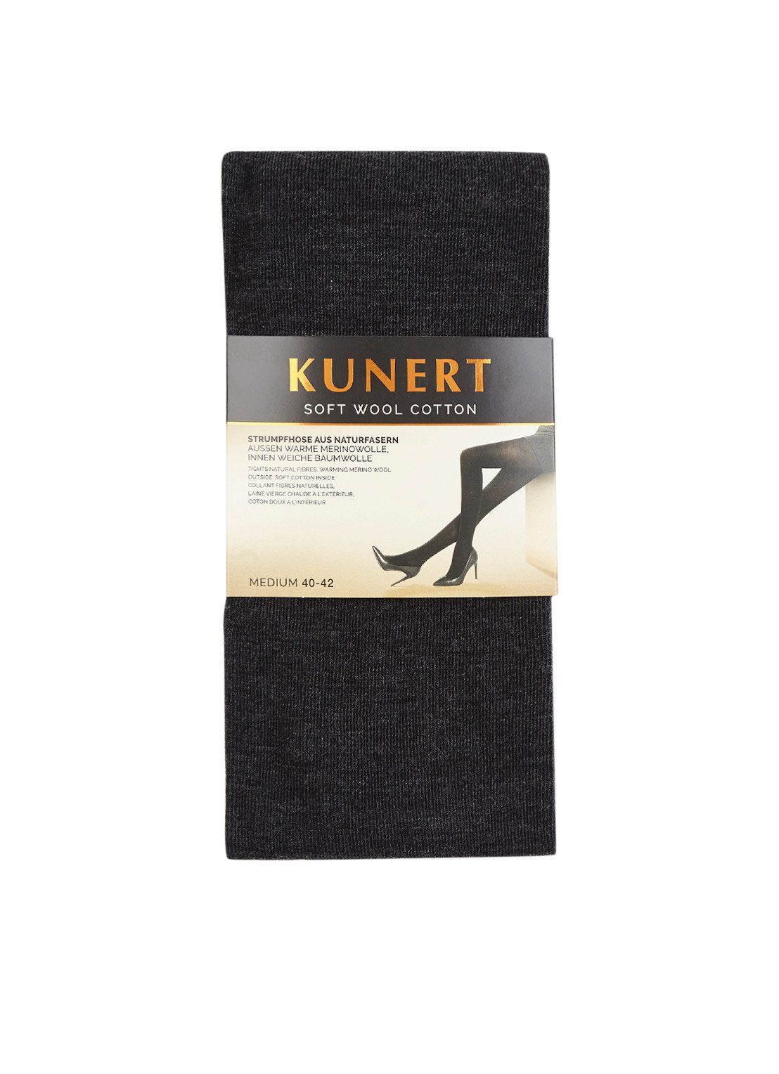 KUNERT Soft Wool Cotton maillot in wolblend antra - 4005074805052
