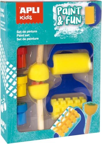 APLI Kids 15135 - verfset met gouache, rollen en stempels, kleur/model gesorteerd