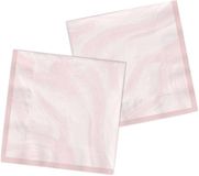 Folat Servetten Marmer Roze 33 x 33 cm - 20 stuks