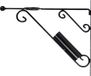 Best for Boots Metalen vlaggenstokhouder - 36 cm - metaal - muurhaak