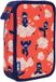 Milan Ninjutsu double pencil case red