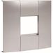 Hager LFF71H110ALU Accessoires voor elektrisch frame, aluminium, ABS-synthetisch, EN50085-2-1